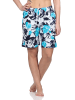 NORMANN Shorty Schlafanzug Hose kurz Mix & Matchflorale - 79785 in hellblau