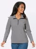 WITT WEIDEN Fleece-Shirt in grau-meliert