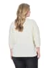 MIAMODA Jacquard-Pullover in offwhite