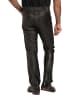 JP1880 Lederhose in schwarz