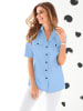 Sieh an! Hemdbluse in bleu