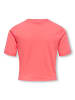 KIDS ONLY Knotentop Kurzarm Bio-Baumwolle T-Shirt in sugar coral