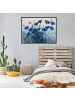 WALLARENA Bilder mit Rahmen Blumen in Blau