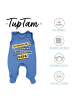 TupTam Unisex Baby Strampler mit Spruch in blau
