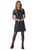 ZHRILL Kleid ZHCITRA V LEATHER BLACK in BLACK