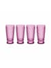Villeroy & Boch 4er Set Longdrinkgläser Boston Coloured 400 ml in Berry