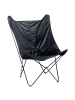 Beliani Sessel NYBRO in Schwarz - (W) 70 x (H) 99 x (L) 85 cm
