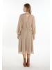 DreiMaster Vintage Kleid in Beige Braun