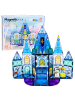 Wisam Magnetische Bausteine Eisprinzessinnenschloss Blau 47 Teile