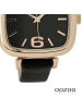 Oozoo Analog-Armbanduhr Oozoo Timepieces schwarz extra groß (ca. 42x42mm)