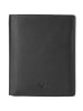 VLD VOi Leather Design Soft Freddy Geldbörse Leder 9 cm schwarz