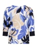 Betty Barclay Strickpullover mit Print in Light Blue/Cream