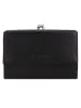 Esquire New Silk Geldbörse Leder 13 cm in schwarz