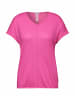 Cecil V-Kragen T-Shirt für Damen in pink