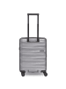 Bergpfeil Travel 4-Rollen Kabinentrolley S 55 cm mit Dehnfalte arctic silver metallic