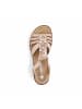 rieker Keilsandalen für Damen in creme