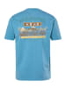 JP1880 Kurzarm T-Shirt in petrolblau