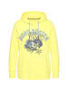 LAURASØN Sweatshirt in neon gelb