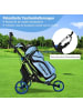 COSTWAY 3-Rad Golftrolley in Blau