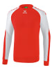 erima Essential 5-C Sweatshirt in rot/weiss