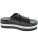 Calvin Klein Flatform Sandal Crisscros Pantolette Schwarz