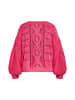 Swirly Damen Pullover in Pink