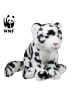 WWF Plüschtier - Schneeleopard (weich, 19cm) in weiß