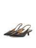 Bianco Kitten Heels in BrownPatent1