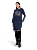 Betty Barclay Jerseykleid mit 3/4 Arm in dunkelblau