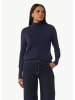 comma CI Strickpullover langarm in Blau