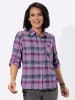 WITT WEIDEN Flanell-Bluse in orchidee-lavendel-kariert