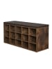 VASAGLE Schuhbank Custos in Braun - (B)105 x (H)48 x (T)30 cm