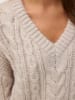 Vero Moda Strickpullover in Silver Gray