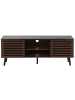 Beliani TV-Möbel PERTH in Braun/Schwarz - (W) 140 x (H) 54 x (L) 40 cm