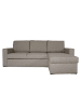 ebuy24 Schlafsofa Odin sandfarben 230 x 151 cm