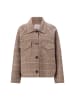 Rich & Royal Oversize Shirt Jacket aus Wolle in Caffee Latte