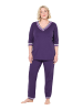 Ulla Popken Pyjama in aubergine
