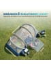 Outsunny Aufblasbares Zelt in Blau, Grau & Hellbraun 485L x 245B x 188H cm