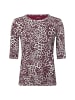 MARC CAIN SPORTS  Shirt in ecru aubergine - 0001
