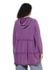 Ulla Popken Sweatjacke in aubergine
