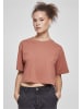 Urban Classics Urban Classics Damen Ladies Short Oversized Tee in terracotta