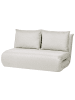 Beliani 2-Sitzer Sofa ROROS in Weiß - (W) 136 x (H) 76 x (L) 88 cm