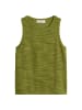 Marc O'Polo Ärmelloser Slub-Pullover regular in Shaded Fern