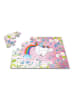 Mr. & Mrs. Panda Puzzle Einhorn Fliegendes Pferd ohne Spruch in Rot Pastell