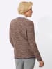 WITT WEIDEN Strickjacke in cognac-bleu-meliert
