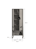 CALICOSY Badezimmersäulenschrank AURA in Beige - (W) 59  x (H) 159  x (L) 32  cm
