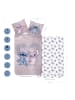 Disney Kinder Bettwäsche-Set Flanell "Disney's Lilo & Stitch" in Lila