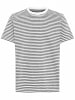 BLEND Klassisches T-Shirt Rundhalsausschnitt Kurzarm in Weiß