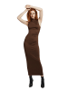 Alexa Dash Kleid in Braun