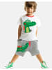 Denokids Set Crocodile in White